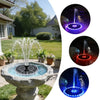 Fuente Solar Para Estanque De Jardín Con Luces