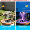 Fuente Solar Para Estanque De Jardín Con Luces