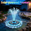 Fuente Solar Para Estanque De Jardín Con Luces
