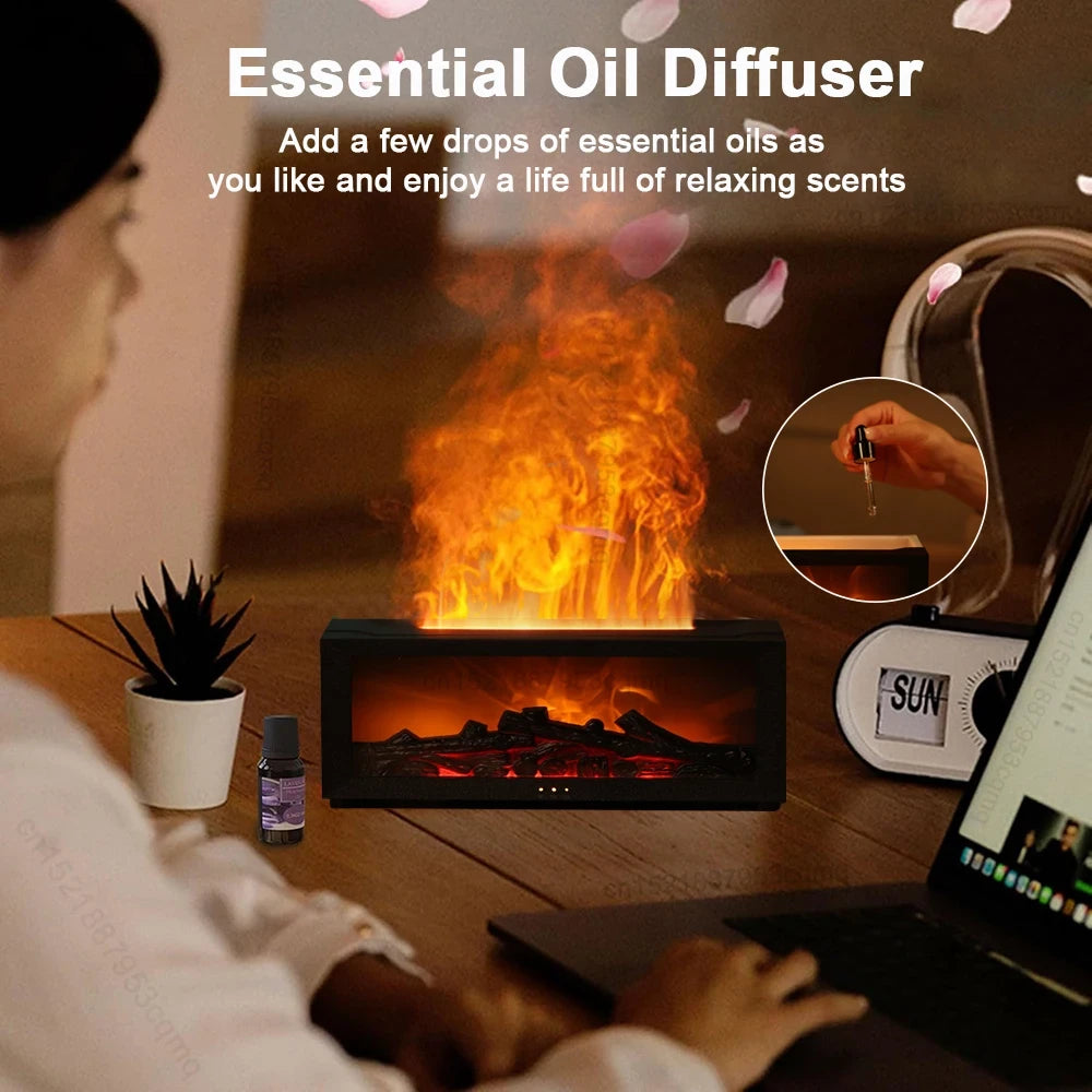 Difusor de Aromas con Efecto Llama