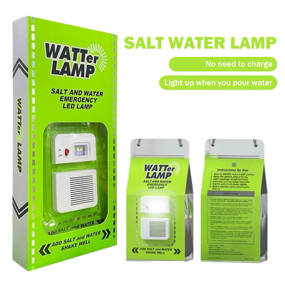 Lámpara Portátil Agua Salada